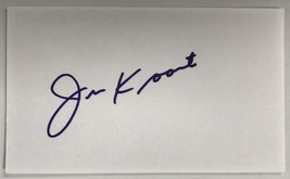 Jim Kaat Signed Autographed 3x5 Index Card #4 - Baseball HOF - £11.78 GBP