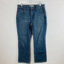 Levis Signature Misses 12 Medium Mid Rise Bootcut Dark Wash Jeans - £10.77 GBP