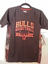 Nba Unk Chicago Bulls Boy&#39;s 14/16 Polyester Black Shirt New - £10.36 GBP