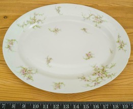 Vintage Theodore Haviland Limoges Porcelain 13&quot; Oval Serving Platter hk - $39.59
