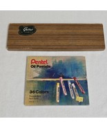 Vintage Guitar Oil Pastels 54 Half Sticks 780P / Pentel 36 Full Size Pre... - $823.49 MXN