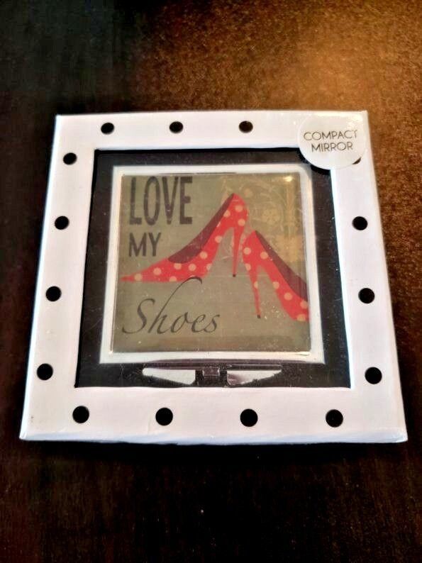 Love My Shoes Compact Mirror - Brand New - $11.99