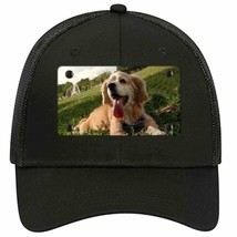 Cocker Spaniel Dog Novelty Black Mesh License Plate Hat - £22.80 GBP