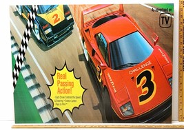 1992 TYCO TCR Total Control Racing Slot Car Art Work MansRoom Framed Advertising - £78.65 GBP