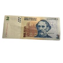 2010 Argentina . 2 Pesos. General Bartolomé Mitre. Mitre Museum VF - $2.15