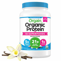 Orgain Organic Protein and Superfoods Plant Based Protein Powder, Vanilla Bean,  - £198.11 GBP