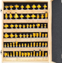 Kowood Router Bits Set 1/2 Inch Shank 丨70 - Piece Set. - $192.46