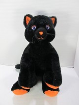Build-A-Bear Lucky Kitty Black Cat Plush Stuffed Animal Toy Halloween Co... - £14.70 GBP
