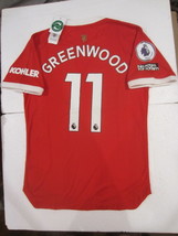 Mason Greenwood Manchester United EPL Match Slim Home Soccer Jersey 2021... - £79.00 GBP