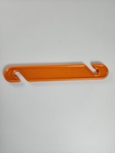 New Old Stock Vintage Retro Tupperware Cord Blind Shortener Gadget Orange 5&quot; - £3.15 GBP