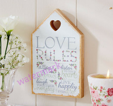 &quot;Love Rules Sign&quot; Quote Publicity Photo - £6.45 GBP