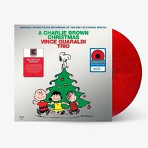 A Charlie Brown Christmas Vinyl! Embossed Cover! Limited Glitter Red Lp! - £21.82 GBP