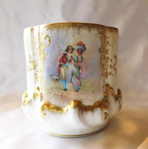 Bawo Dotter Elite Limoges Vase or Pot with Raised Gold Trim # 6328 - $39.59