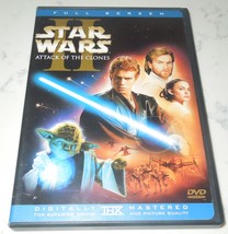 STAR WARS EPISODE II: Attack of the Clones (DVD, 2002, 2-Disc Set, Full ... - $1.00