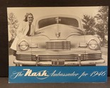 The Nash Ambassador for 1946 Sales Brochure - £54.07 GBP