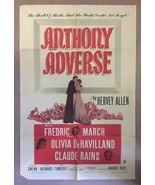 Mervyn&#39; Leroy&#39;s ANTHONY ADVERSE (1936) Fredric March &amp; Olivia de Havilla... - $75.00