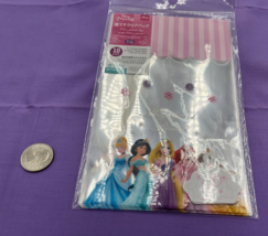 Disney Princesses Clear Plastic Bags with Bottom Gusset - Set of 10 Roya... - £11.87 GBP