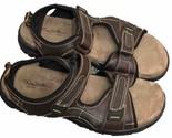 Thom Mcan Daniel Brown Leather Comfort Sport Sandals Mens Size 12 - $19.60