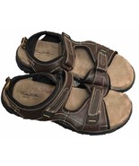 Thom Mcan Daniel Brown Leather Comfort Sport Sandals Mens Size 12 - £15.39 GBP