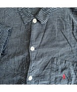 Polo Ralph Lauren Pajama Top Mens XL Blue Plaid Red Pony Flannel - €10,18 EUR
