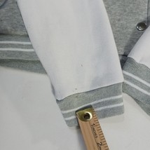 New Look Varsity Jacket #23 Youth Gray & White Snap Buttons Hoodie Size Large image 3