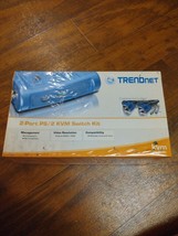 TrendNet 2-Port USB KVM Switchkit - BRAND NEW IN BOX - ALL CABLING INCLUDED - $18.32