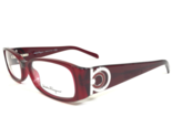 Salvatore Ferragamo Eyeglasses Frames 2644 115 Red White Rectangular 53-... - $74.75