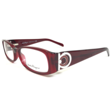 Salvatore Ferragamo Eyeglasses Frames 2644 115 Red White Rectangular 53-16-135 - $79.05