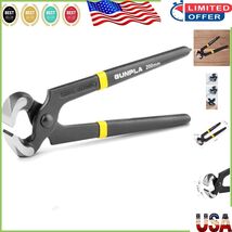 Heavy-Duty Wire Cutting Pliers: 8&quot; Carpenters Pincer with Rust-Resistant... - $31.76 CAD