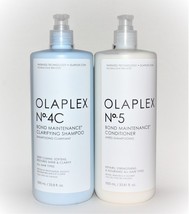 Olaplex No. 4C shampoo and No. 5 conditioner 33.8 oz., Authentic, SEALED - £78.20 GBP