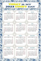 2023 Magnetic Calendar - Magnets - Today is my Lucky Day - v044 - $9.89