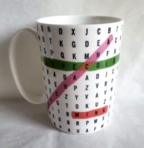 Lenox for kate spade SAY THE WORD Mug Word Search Pattern 12 oz - £11.27 GBP