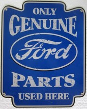 Genuine Ford Parts Metal Sign ( 18&quot; by 14&quot; ) - £39.36 GBP