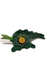 ALLIGATOR Bobble Head Mexican Folk Art Hand Made Head Moves - $7.96