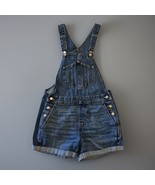 Old Navy Overalls Shortalls Womens S Blue Denim Shorts Carpenter Jeans C... - €14,82 EUR