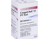 Roche Coaguchek XS PT Test 24/Box &amp; 1 Code Chip - Exp. 05/2025, New &amp; Se... - £106.11 GBP
