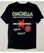 Coachella Concert Shirt 2007 Rage Against Machine Bjork Red Hot Chili Pe... - $9,430.94 MXN