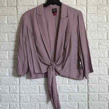Vince Camuto lilac lily dressy tie front blazer evening dress cover up - £49.77 GBP