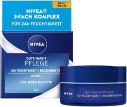 Nivea Anti-wrinkle Hydrating Face Night Cream From Europe 50ml-FREE Shipping - $17.81