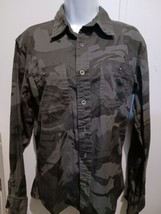 Wrangler Camo Camouflage Long Sleeve Button Up Down Shirt Mens Size S Small - $14.84