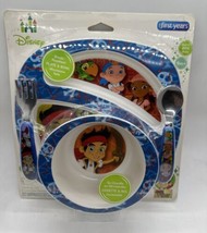 The First Years Jake and the Neverland Pirates 4-piece Kids Dinnerware S... - £38.75 GBP