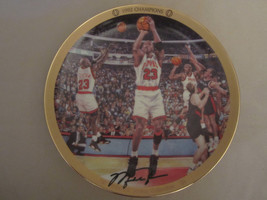 Michael Jordan #3 Collector Plate 1992 Champions Basketball Nba Chuck Gillies - £21.09 GBP