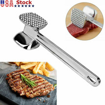 Stainless Steel Aluminium Double Side Beaf Steak Mallet Meat Tenderizer ... - £14.14 GBP