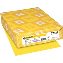 Astrobrights Multipurpose Paper 24 lbs 8.5&quot; x 11&quot; Solar Yellow 491164 - £43.44 GBP