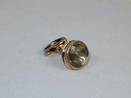 Men J.Valintin Cufflinks by Vitorofolo for French Cuff Shirt V35-35 Gold image 4