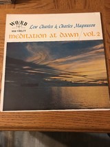 Lew Charles and Charles Magnuson Meditation At Dawn Vol 2 Gospel Music LP Album - $30.20