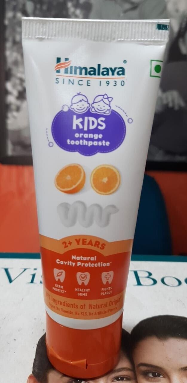 Himalaya Kids Orange Flavor Tooth Paste 80gm FREE SHIP - $14.88