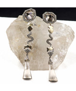 Old Natural Smoky Quartz Cut Gemstone Diamond 18K Gold Silver Victorian ... - $8,576.84 MXN