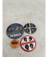 VTG Beatles Pins Lot Of 4 Beatle Booster Britain’s First Love - £58.18 GBP
