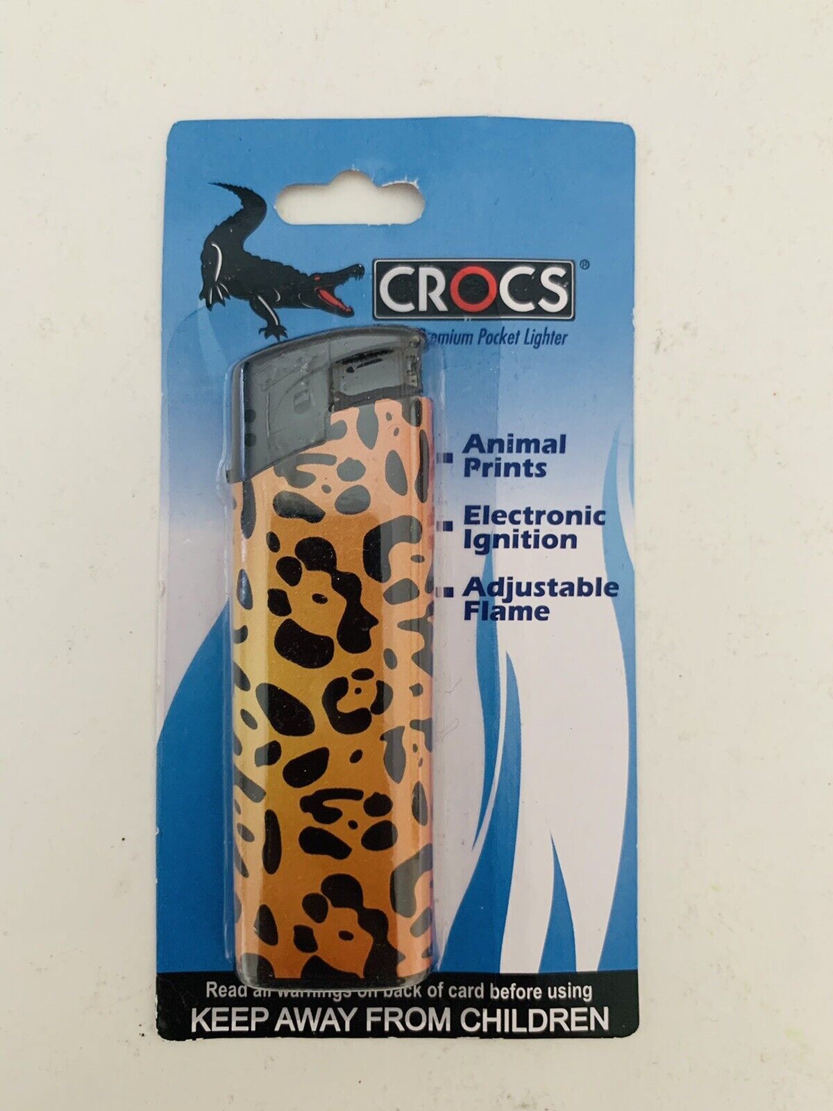 Crocs Premium Pocket Animal Leopard Print Lighter